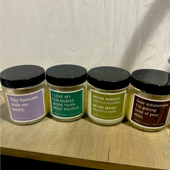 Other - Set of 4 candles